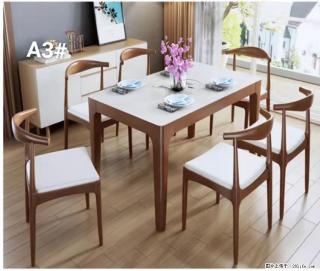 T08高级长方桌，胡桃色  1.35米带炉一桌四椅650元，现货11套。 - 通辽28生活网 tongliao.28life.com