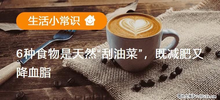 【生活小常识】6种食物是天然“刮油菜”,既减肥又降血脂 - 通辽生活资讯 - 通辽28生活网 tongliao.28life.com